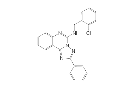 [1,2,4]triazolo[1,5-c]quinazolin-5-amine, N-[(2-chlorophenyl)methyl]-2-phenyl-
