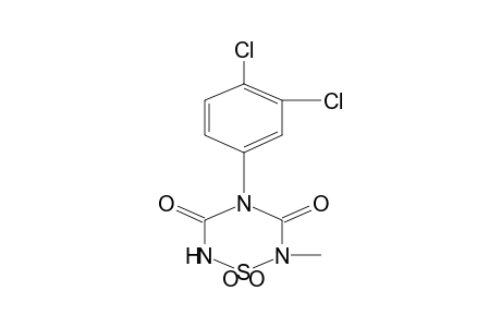 4-(3,4-DICHLOROPHENYL)-2-METHYL-2H-1,2,4,6-THIATRIAZINE-3,5(4H,6H)-DIONE