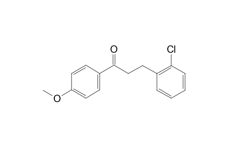 1-(4-methoxyphenyl)-3-(2-chlorophenyl)-1-propanone