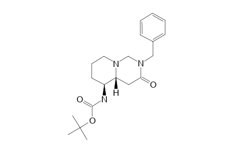 (4A-R*,5-S*)-2-BENZYL-5-(TERT.-BUTOXYCARBONYL)-AMINO-3-OXOPERHYDROPYRIDO-[1,2-C]-PYRIMIDINE
