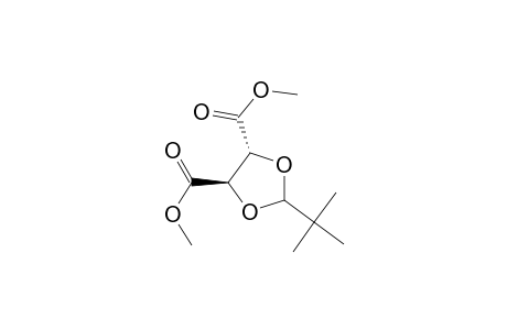 (4R,5R)-2-tert-butyl-1,3-dioxolane-4,5-dicarboxylic acid dimethyl ester