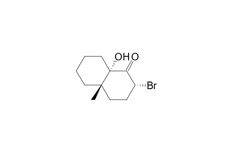 1(2H)-Naphthalenone, 2-bromooctahydro-8a-hydroxy-4a-methyl-, (2.alpha.,4a.beta.,8a.alpha.)-