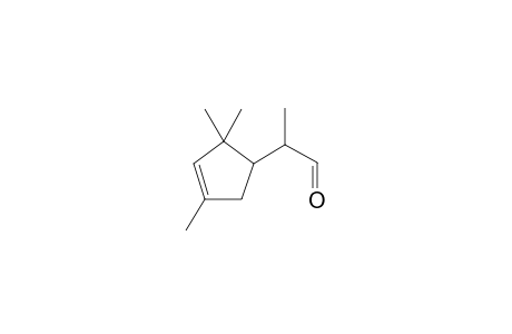 2-(2,2,4-Trimethyl-cyclopent-3-en-1-yl)propanal