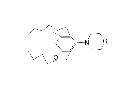 14-Hydroxy-16-methyl-18-morpholino[12]metacyclophane