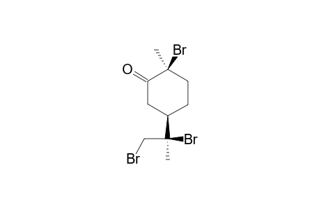 (1S,4R,8R)-1,8,9-TRIBROMO-P-MENTHAN-2-ONE