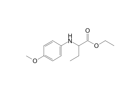 Ethyl 2-(4-methoxyanilino)butanoate