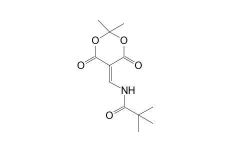 N-[(2,2-dimethyl-4,6-dioxo-1,3-dioxan-5-ylidene)methyl]-2,2-dimethyl-propanamide