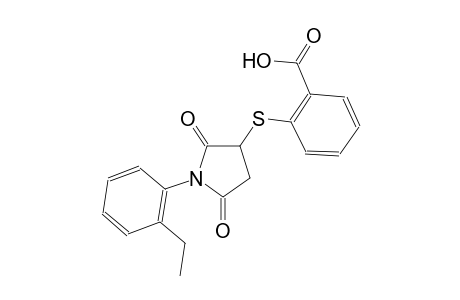 benzoic acid, 2-[[1-(2-ethylphenyl)-2,5-dioxo-3-pyrrolidinyl]thio]-
