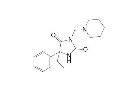 5-ethyl-5-phenyl-3-(piperidinomethyl)hydantoin