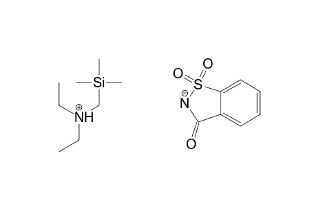 N-(Trimethylsilylmethyl-N,N-diethylammonium saccharin