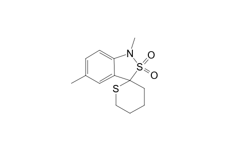 1,5-Dimethyl-1,3-dihydro-2,1-benzisothiazole-3-spiro-2'-tetrahydrothiopyran 2,2-dioxide