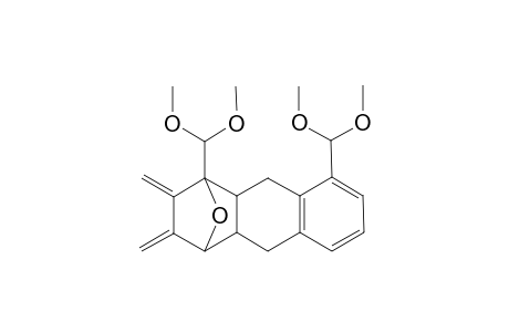 (1RS,4SR,4aSR,9aRS)-1,8-bis(dimethoxymethyl)-1,4-epoxy-1,2,3,4,4a,9,9a,10-octahydro-2,3-dimethylideneanthracene