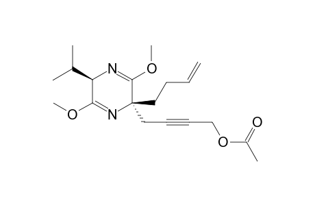 (2R,5S)-5-(4-Acetoxy-3-Butynyl)-5-(3-butenyl)-2,5-dihydro-3,6-dimethoxy-2-isopropylpyrazine