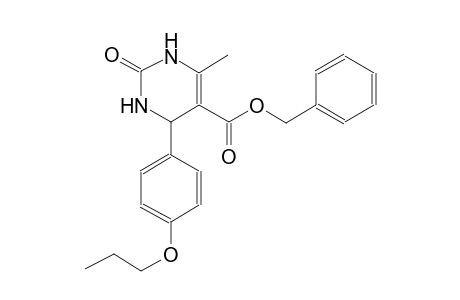 benzyl 6-methyl-2-oxo-4-(4-propoxyphenyl)-1,2,3,4-tetrahydro-5-pyrimidinecarboxylate