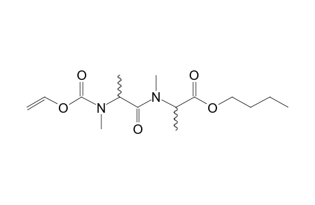 dl-Alanyl-dl-alanine, N,N'-dimethyl-N'-(vinyloxycarbonyl)-, butyl ester