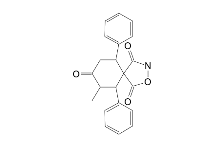 6,10-DIPHENYL-7-METHYL-2-OXA-3-AZA-SPIRO-[4.5]-DECANE-1,4,8-TRIONE