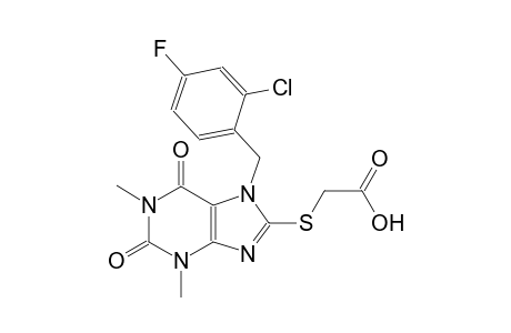 acetic acid, [[7-[(2-chloro-4-fluorophenyl)methyl]-2,3,6,7-tetrahydro-1,3-dimethyl-2,6-dioxo-1H-purin-8-yl]thio]-