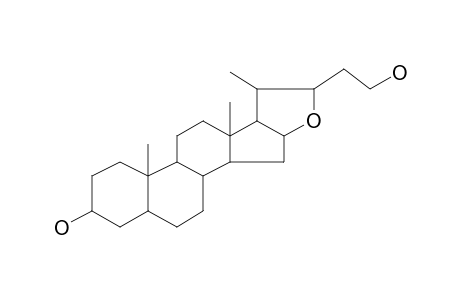 5.beta.-Cholan-16,22-epoxy-3.beta.,24-diol