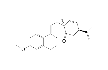 (S)-5-Isopropenyl-2-[2-(6-methoxy-3,4-dihydro-2H-naphthalen-1-ylidene)ethyl]-2-methylcyclohex-3-enone