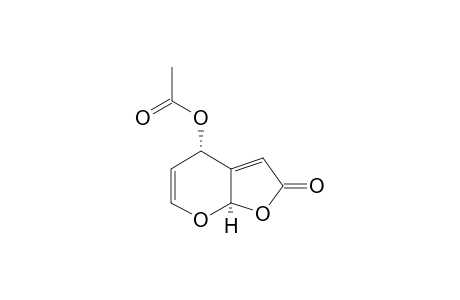 acetic acid [(4S,7aR)-2-keto-4,7a-dihydrofuro[2,3-b]pyran-4-yl] ester