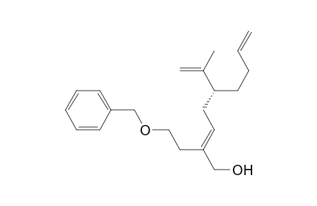 2,8-Nonadien-1-ol, 5-(1-methylethenyl)-2-[2-(phenylmethoxy)ethyl]-, [R-(E)]-
