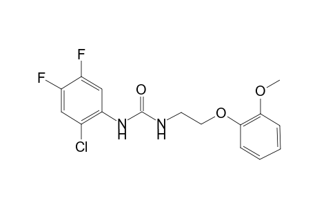 Urea, 1-(2-chloro-4,5-difluorophenyl)-3-[2-(2-methoxyphenoxy)ethyl]-