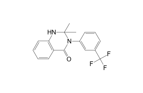 2,2-Dimethyl-3-[3-(trifluoromethyl)phenyl]-2,3-dihydro-4(1H)-quinazolinone