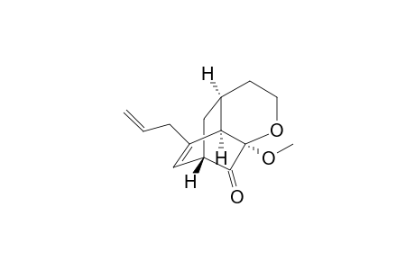 (1S*,3R*,7S*,8R*)-9-Allyl-3-methoxy-4-oxatricyclo-[5.3.1.0(3,8)]undec-9-en-2-one