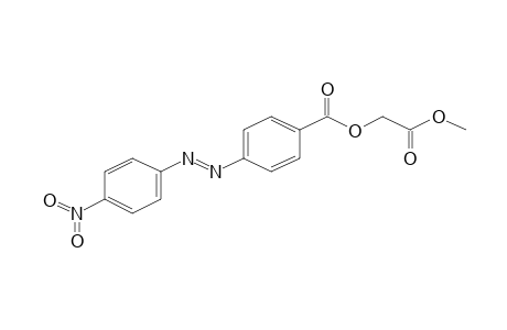 2-Methoxy-2-oxoethyl 4-[(E)-(4-nitrophenyl)diazenyl]benzoate