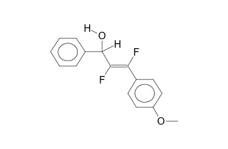 E-1-(4-METHOXYLPHENYL)-3-PHENYL-1,2-DIFLUORO-1-PROPEN-3-OL