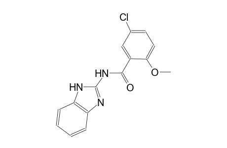 N-(1H-benzimidazol-2-yl)-5-chloro-2-methoxybenzamide