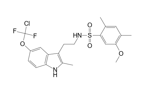 N-(2-{5-[chloro(difluoro)methoxy]-2-methyl-1H-indol-3-yl}ethyl)-5-methoxy-2,4-dimethylbenzenesulfonamide