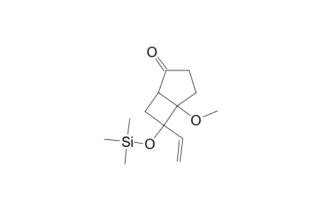 Bicyclo[3.2.0]heptan-2-one, 5-methoxy-6-trimethylsilyloxy-6-vinyl-