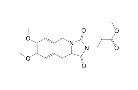 imidazo[1,5-b]isoquinoline-2-propanoic acid, 1,2,3,5,10,10a-hexahydro-7,8-dimethoxy-1,3-dioxo-, methyl ester