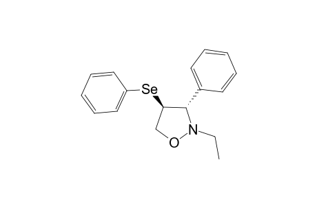 (3S,4S)-2-ethyl-3-phenyl-4-(phenylseleno)isoxazolidine