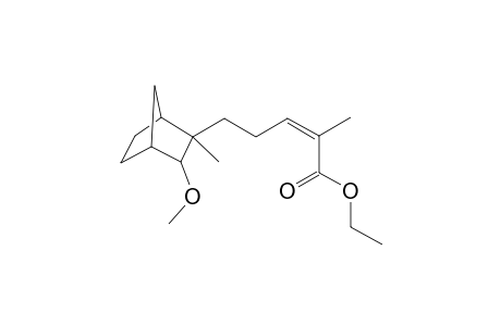 5-[3-Methoxy-2-methyl-bicyclo[2.2.1]heptan-2-yI]-2-methyl-2-pentenoic ethyl ester