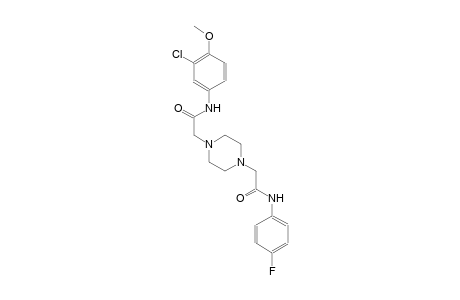1,4-piperazinediacetamide, N~1~-(3-chloro-4-methoxyphenyl)-N~4~-(4-fluorophenyl)-