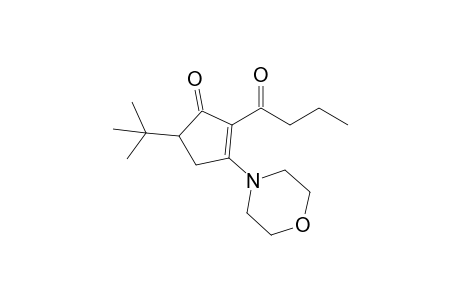 5-tert-Butyl-2-butyryl-3-morpholino-2-cyclopentenone