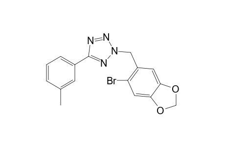 2H-1,2,3,4-Tetrazole, 2-[(6-bromo-1,3-benzodioxol-5-yl)methyl]-5-(3-methylphenyl)-