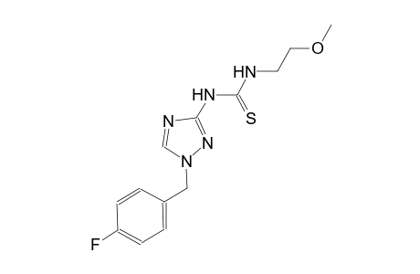 N-[1-(4-fluorobenzyl)-1H-1,2,4-triazol-3-yl]-N'-(2-methoxyethyl)thiourea