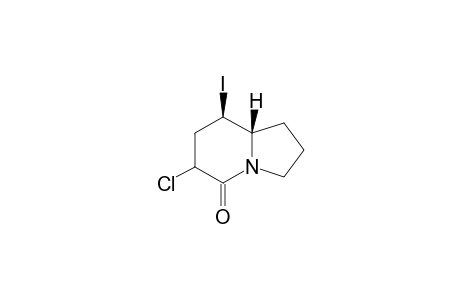 (3R/S,5R,6S)-3-Chloro-5-iodo-1-azabicyclo[4.3.0]nonan-2-one