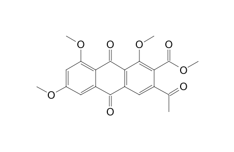 METHYL-3-ACETYL-1,6,8-TRIMETHOXY-9,10-DIOXO-9,10-DIHYDROANTHRACENE-2-CARBOXYLATE