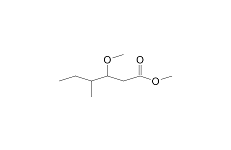 3-Methoxy-4-methyl-caproic acid, methyl ester