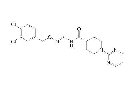 N-FORMYL-1-(2-PYRIMIDINYL)ISONIPECOTAMIDE, N-[O-(3,4-DICHLOROBENZYL)OXIME]
