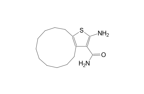 2-amino-4,5,6,7,8,9,10,11,12,13-decahydrocyclododeca[b]thiophene-3-carboxamide