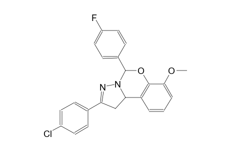 2-(4-chlorophenyl)-5-(4-fluorophenyl)-7-methoxy-1,10b-dihydropyrazolo[1,5-c][1,3]benzoxazine