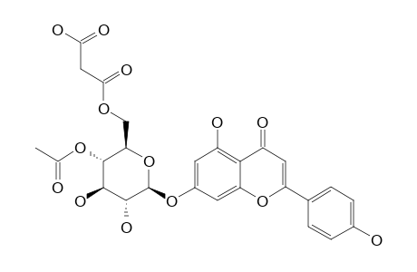 APIGENIN-7-O-(4''-ACETYL-6''-MALONYL-BETA-D-GLUCOPYRANOSIDE)