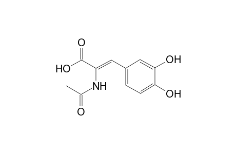 (Z)-2-acetamido-3-(3,4-dihydroxyphenyl)-2-propenoic acid