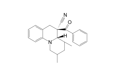 (4aS,5R)-2,4-Dimethyl-5-(phenylcarbonyl)-2,3,4,4a,5,6-hexahydro-1H-pyrido[1,2-a]quinolino-5-carbonitrile