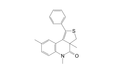 3a,5,8-Trimethyl-1-phenyl-3,3a-dihydrothieno[3,4-c]quinolin-4(5H)-one
